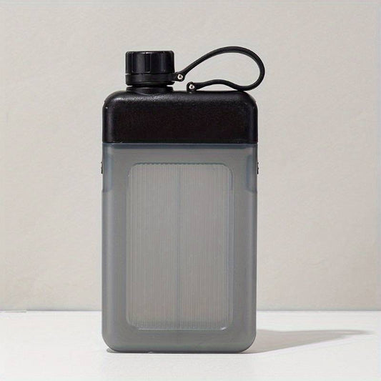 Flat Water Bottle - Black (Ultimate Dog Walking Bag) - 450ml