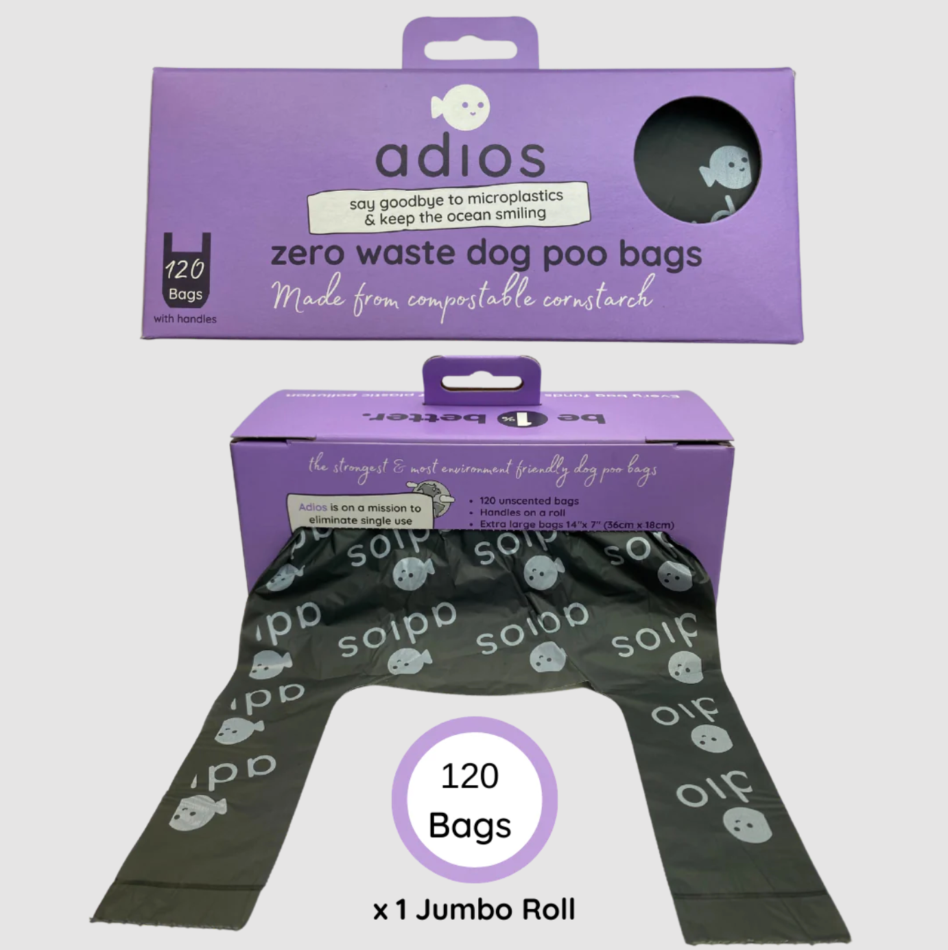Compostable Dog Poop Bags | Jumbo Roll
