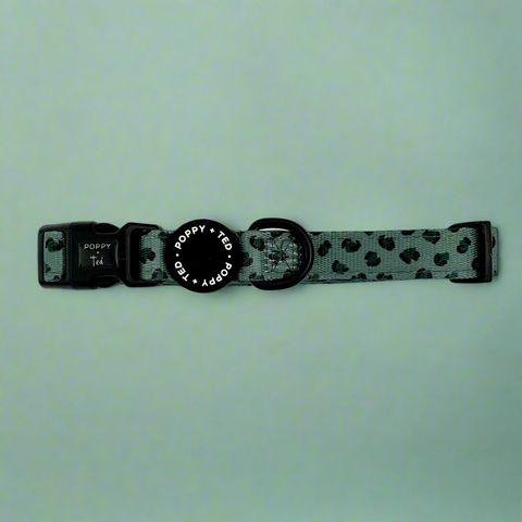 Walk + Wear | Dog Collar | Wild Leopard - Khaki