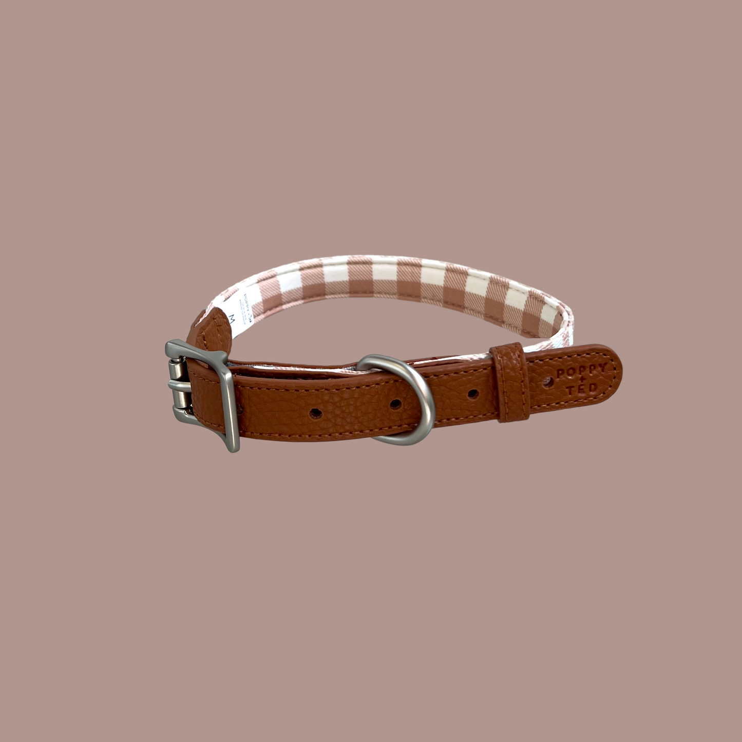 Luxe Collection | Dog Collar | Tan Plaid