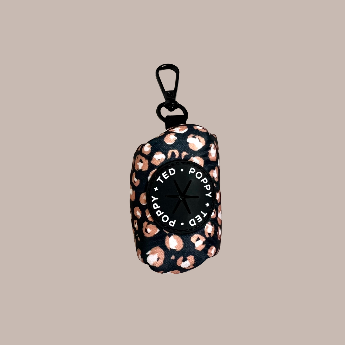 Poop Bag Holder | Caramel Leopard