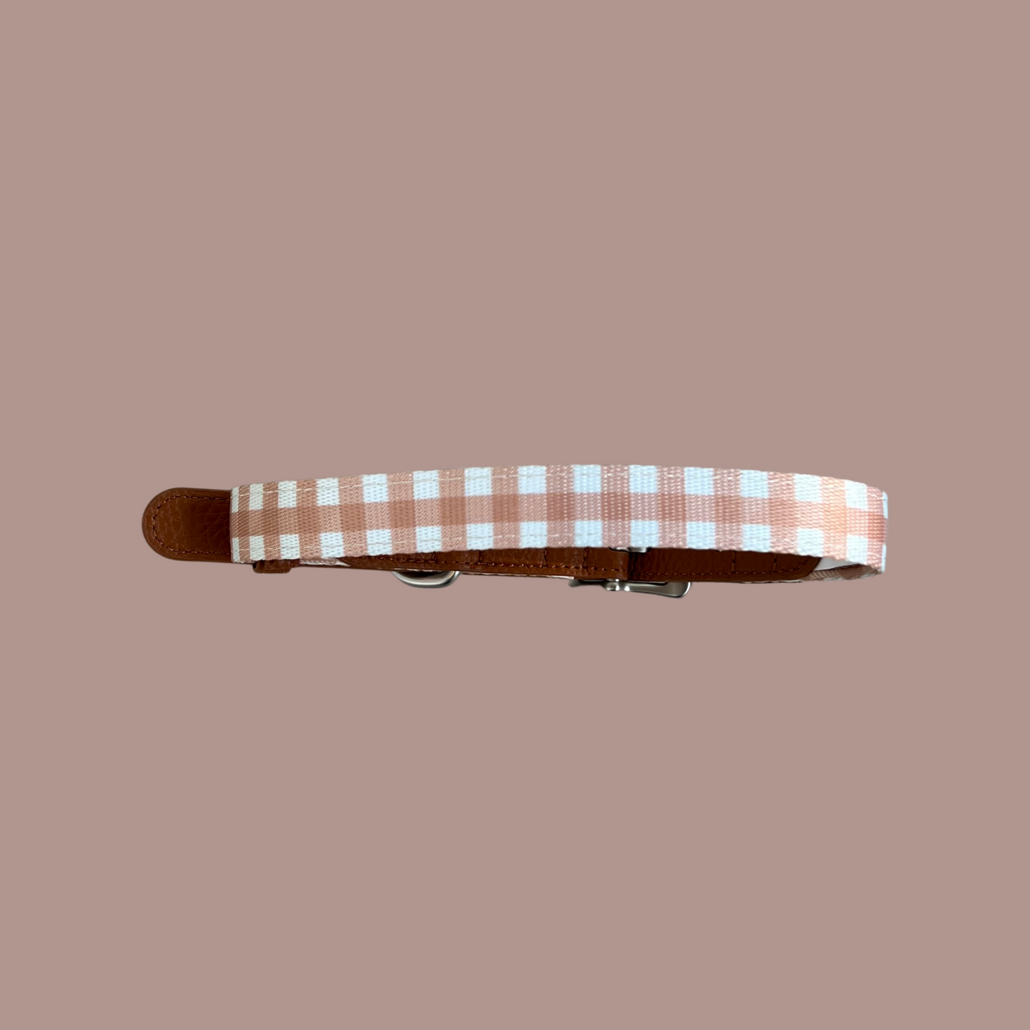Luxe Collection | Dog Collar | Tan Plaid