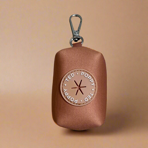 Luxe Collection | Poop Bag Holder | Tan