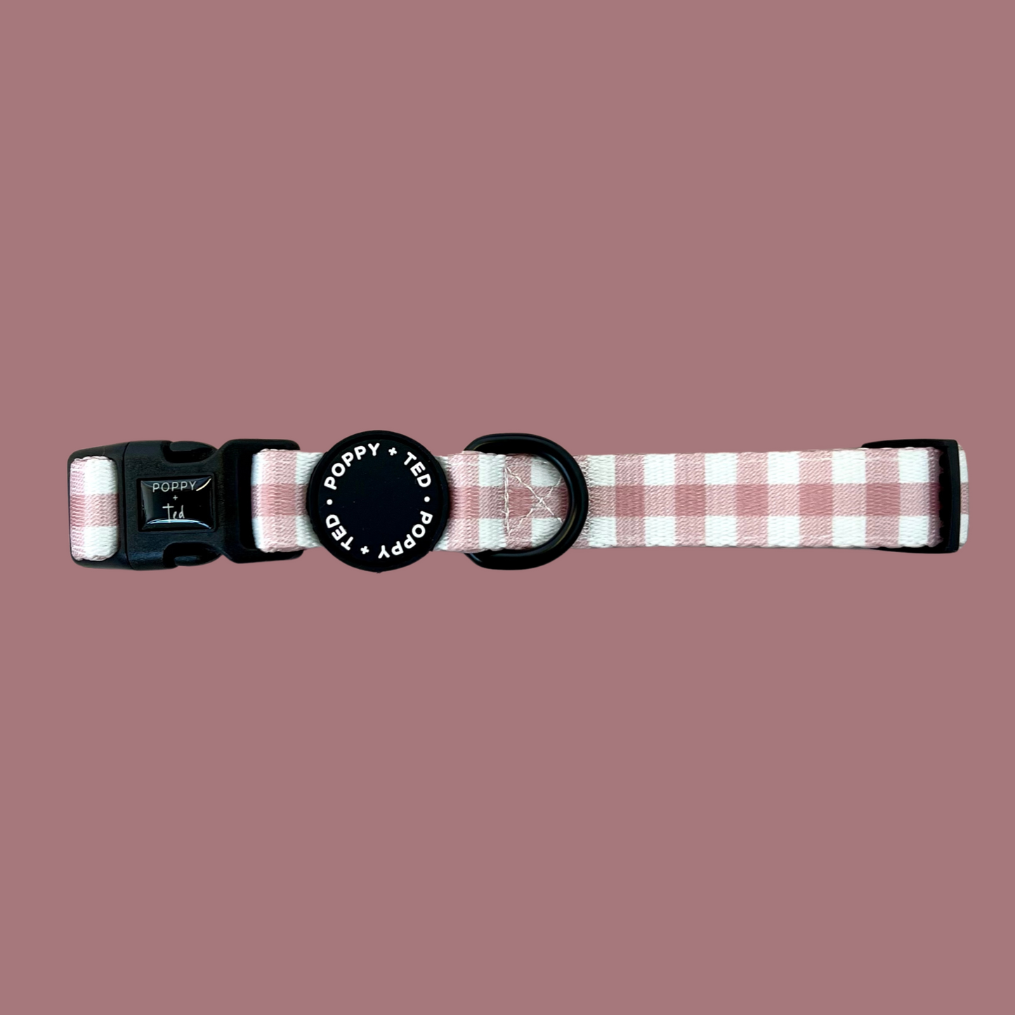 Walk + Wear | Dog Collar | Pink Plaid