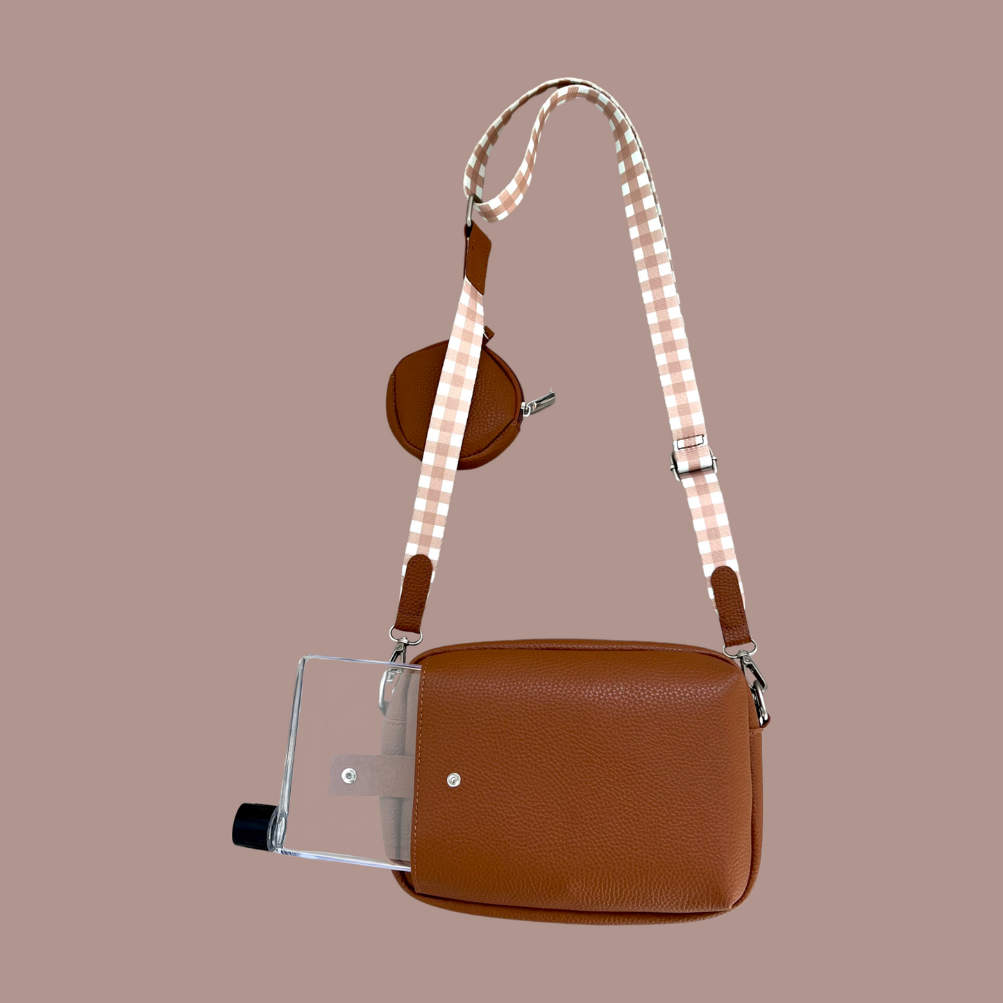 Luxe Collection | The Ultimate Dog Walking Bag | Tan Plaid (ships in 10 days in time for Christmas)