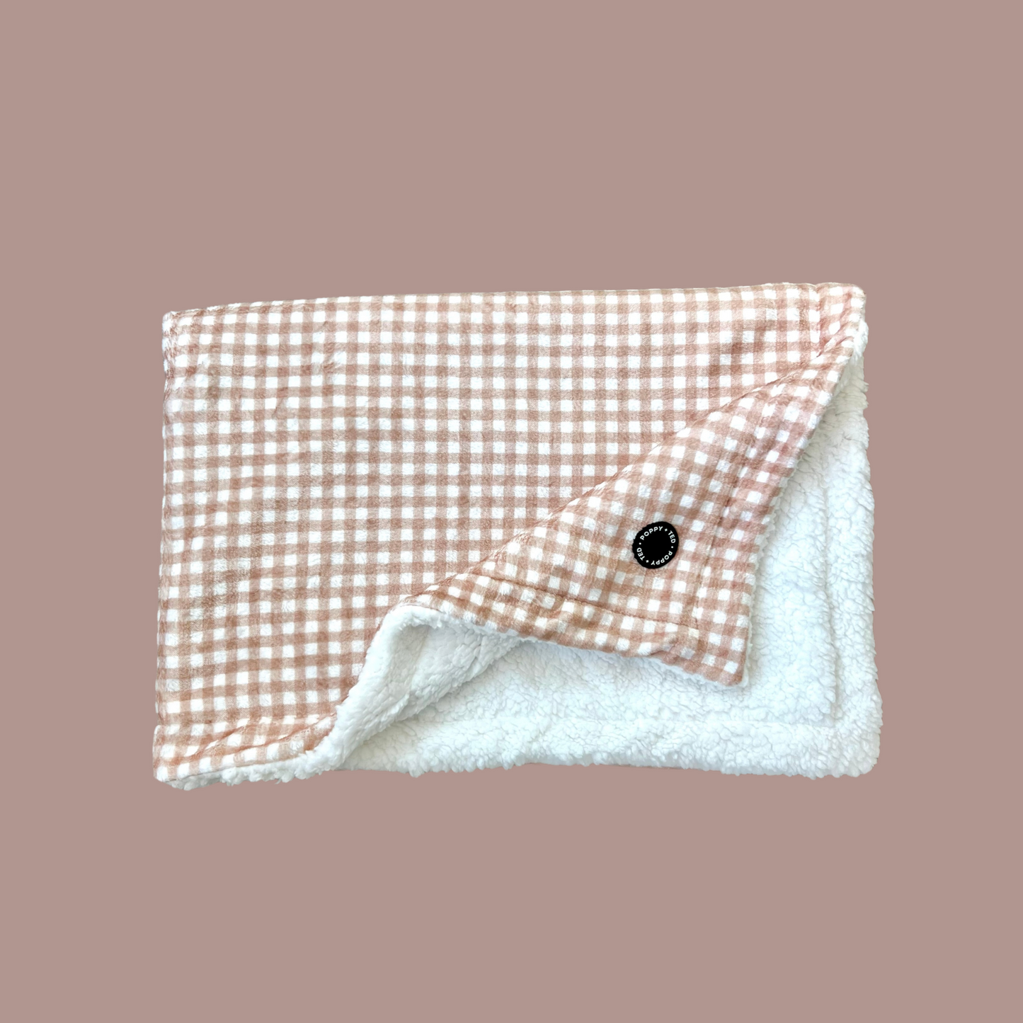 Home Collection | Dog Blanket | Luxe Tan Plaid