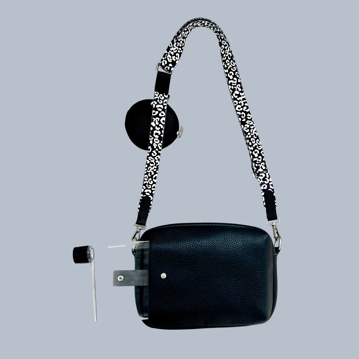 Luxe Collection | The Ultimate Dog Walking Bag | Black Leopard (ships in 10 days in time for Christmas)
