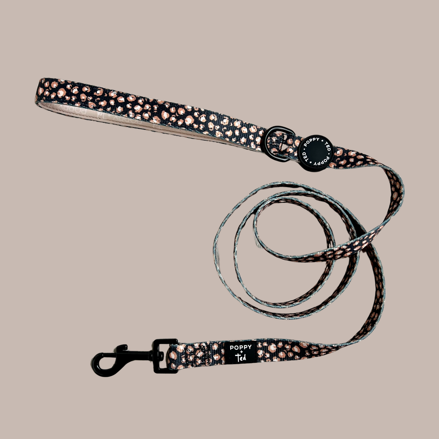 Dog Lead | Caramel Leopard