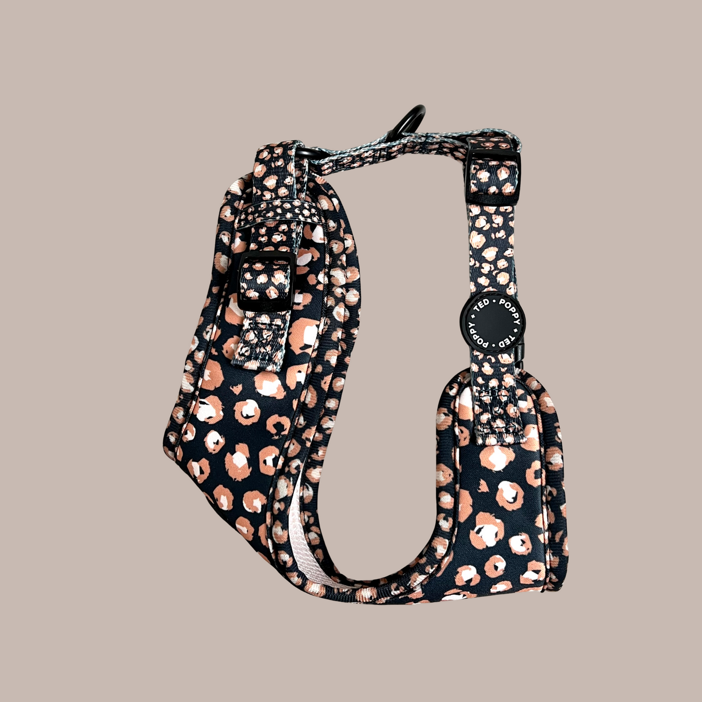 Adjustable Dog Harness | Caramel Leopard