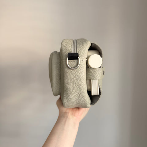 The Ultimate Dog Walking Bag | Vegan PU Leather - Nude