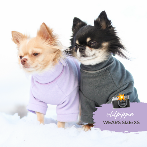 Cosy Dog Fleece Jumper - Zip Up / Step in Style | Ink Blue