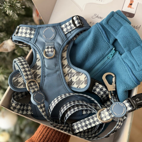 Cosy Dog Fleece Jumper - Zip Up / Step in Style | Ink Blue