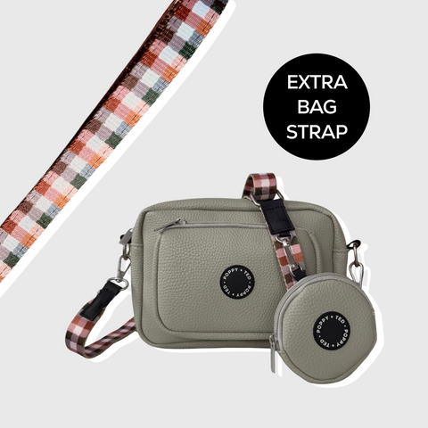 The Ultimate Dog Walking Bag | Additional Bag Strap - Countryside Plaid