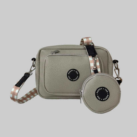 The Ultimate Dog Walking Bag | Additional Bag Strap - Tan Plaid