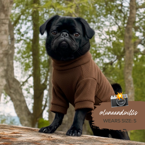 Cosy Dog Fleece Jumper - Zip Up / Step in Style | Ink Blue