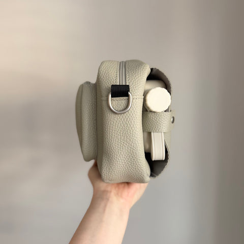 The Ultimate Dog Walking Bag | Vegan PU Leather - Nude