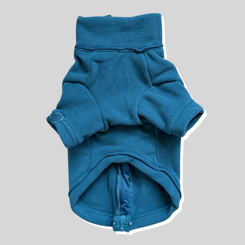 Cosy Dog Fleece Jumper - Zip Up / Step in Style | Ink Blue