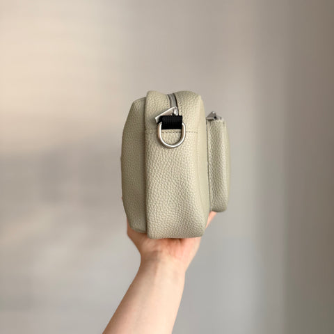 The Ultimate Dog Walking Bag | Vegan PU Leather - Nude