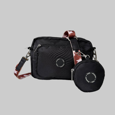 The Ultimate Dog Walking Bag | Additional Bag Strap - Cow Print