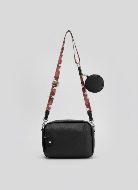 The Ultimate Dog Walking Bag | Vegan PU Leather - Black