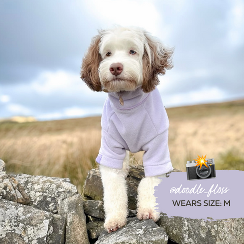 Cosy Dog Fleece Jumper - Zip Up / Step in Style | Ink Blue