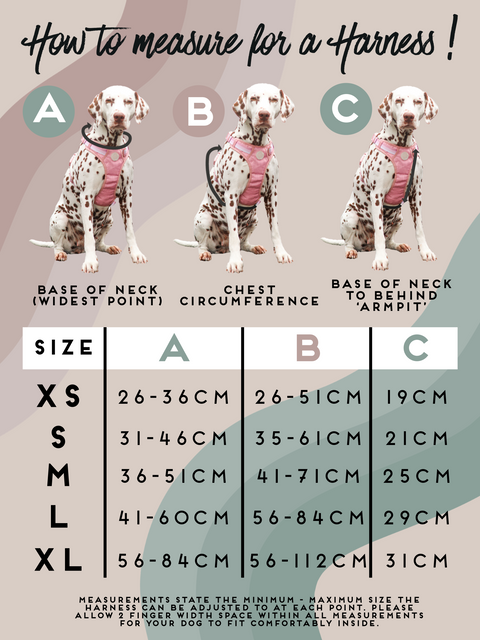 Luxe Collection | 3-Click Tough Harness | Berry Dalmatian