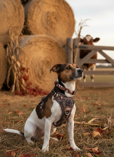 3-Click Tough Step-in Dog + Puppy Harness | Howdy Cowdog