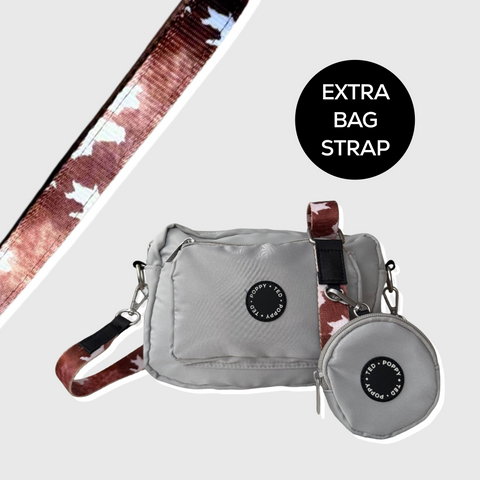The Ultimate Dog Walking Bag | Additional Bag Strap - Cow Print