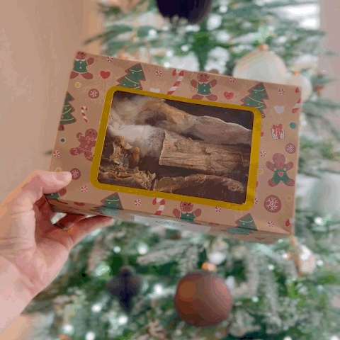 Vale Pet Foods | Christmas Feast Box | 30 Air-Dried Natural Dog Treats 