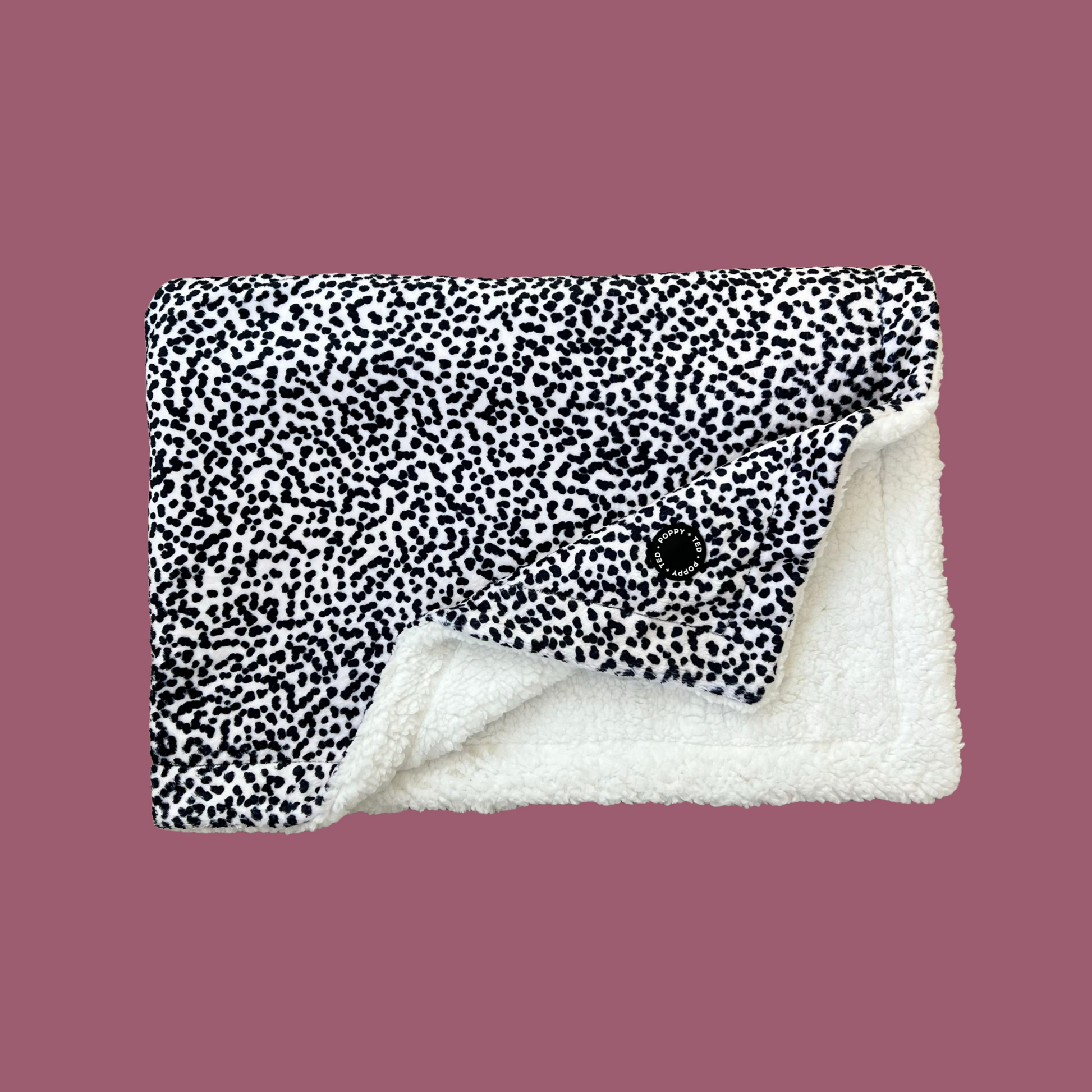 Dalmatian online fleece blanket