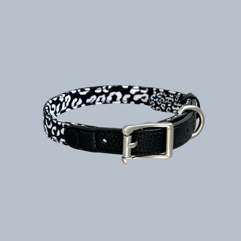 Luxe Collection | Dog Collar | Black Leopard (OLD)