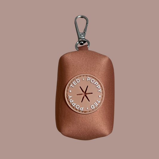 Luxe Collection | Poop Bag Holder | Tan