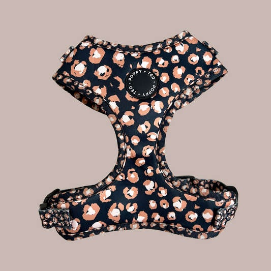 Adjustable Dog Harness | Caramel Leopard