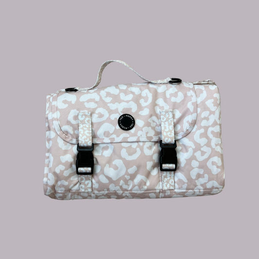 Home Collection | Dog Travel Mat | Luxe Nude Leopard