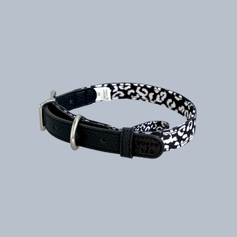 Luxe Collection | Dog Collar | Black Leopard (OLD)