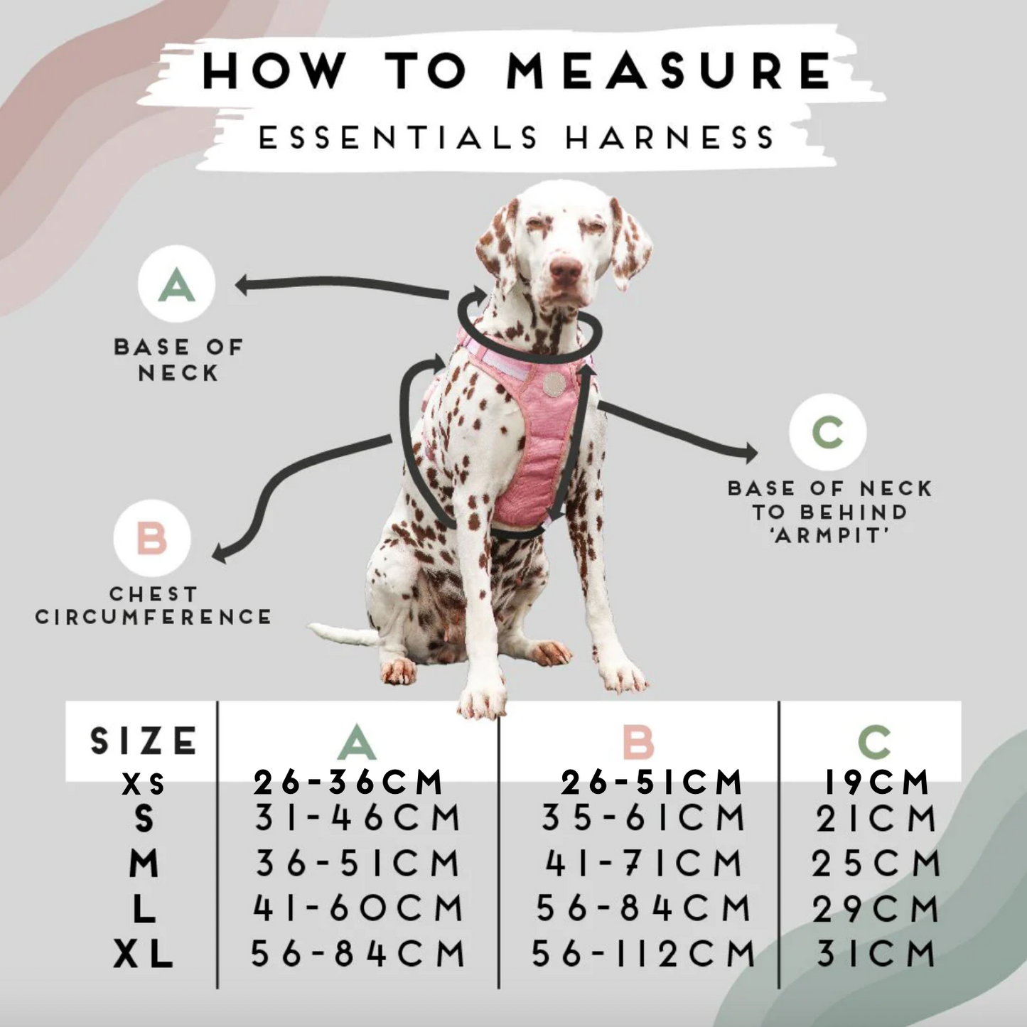 3-Click Tough Harness | Cinnamon Spice Houndstooth