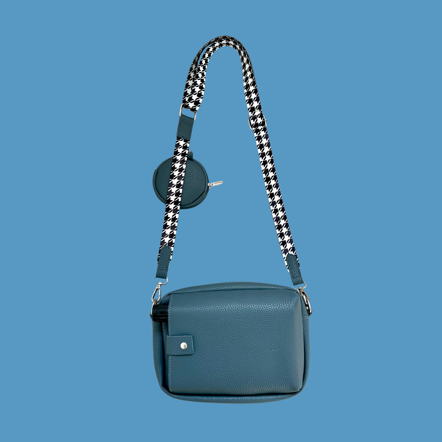 Luxe Collection | The Ultimate Dog Walking Bag | Blue Houndstooth