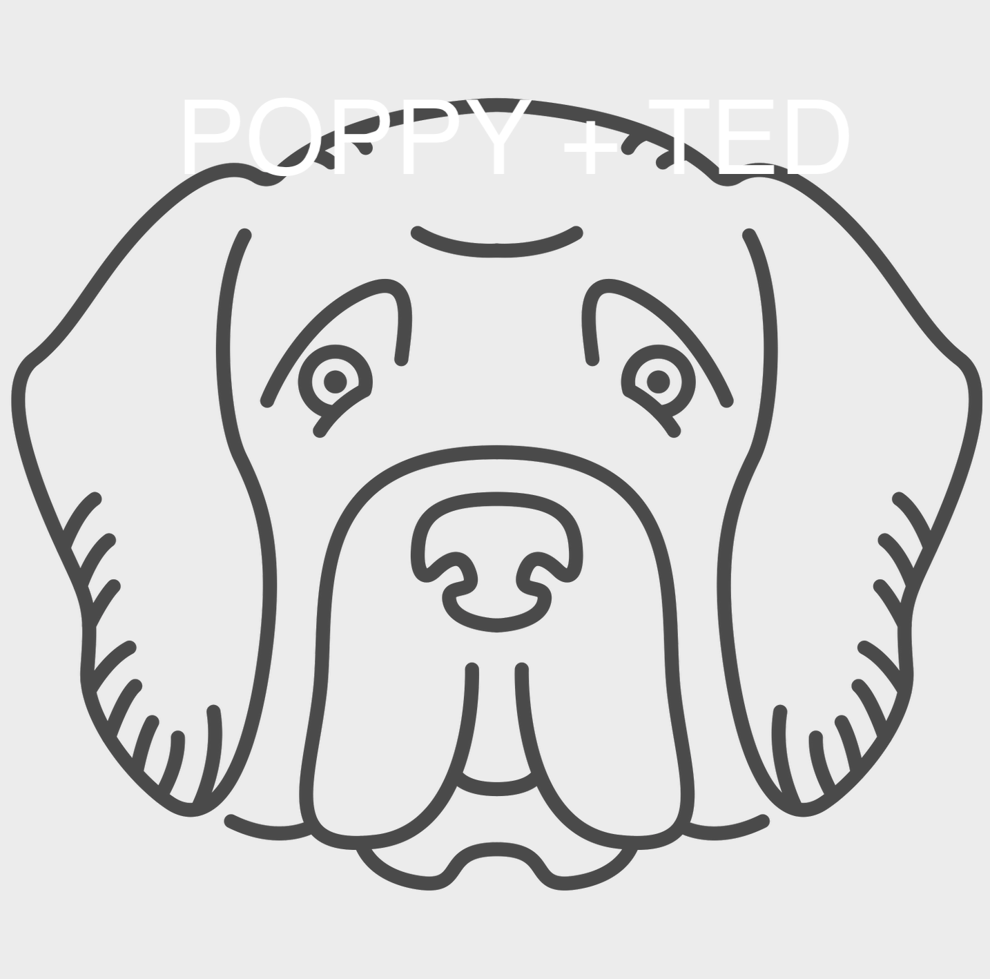 Personalised Dog Breed ID Tag | Rose Gold