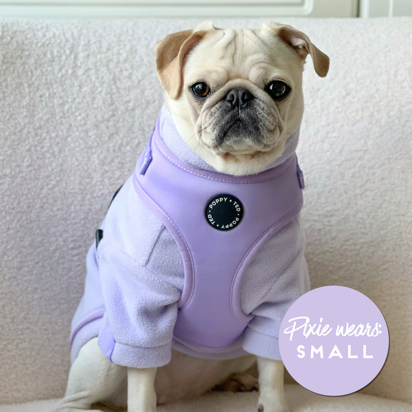 Cosy Dog Fleece Jumper - Zip Up / Step in Style | Pink