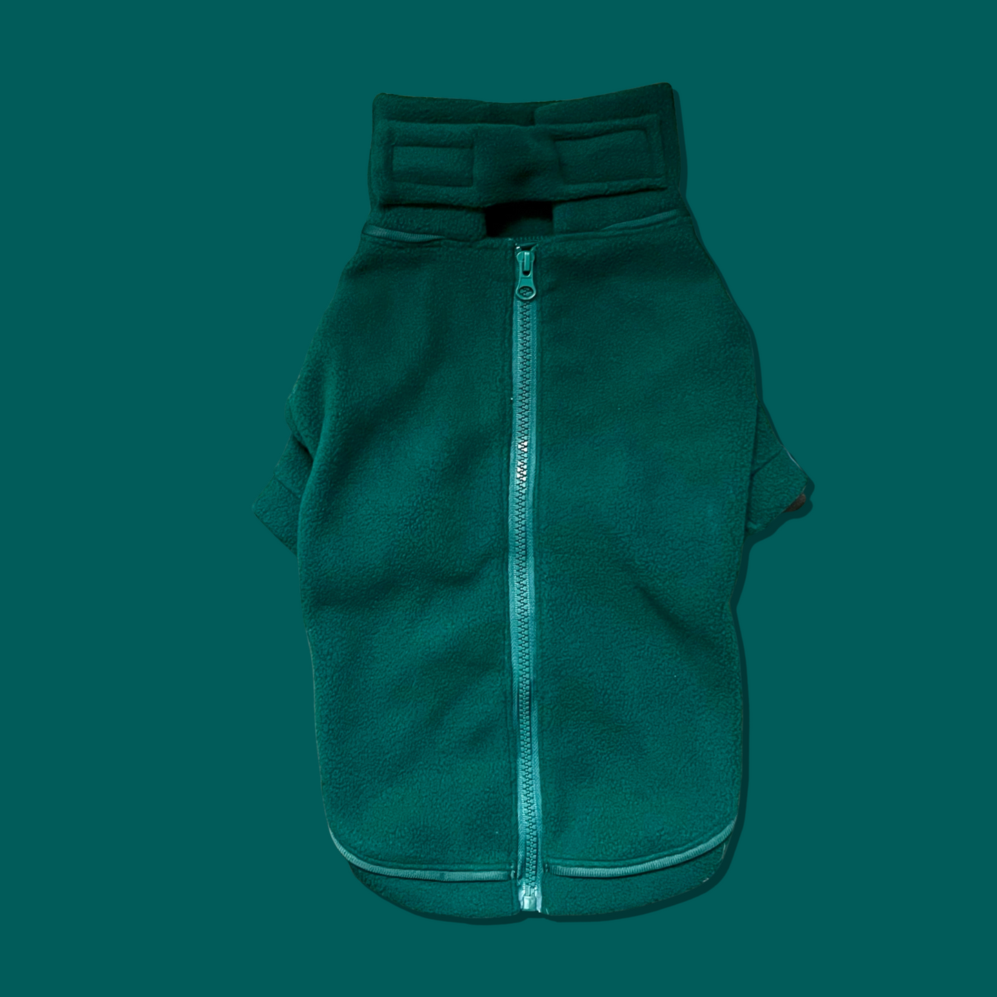 Cosy Dog Fleece Jumper - Zip Up / Step in Style | Teal